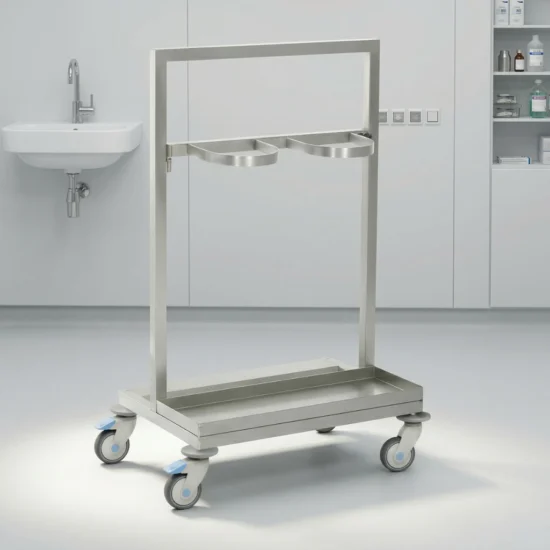 Dual Oxygen Cylinder Transport Cart