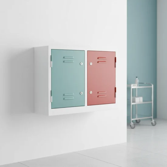 Painted Metal Anesthesia Cabinet