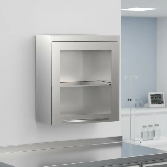 Wall Cabinet with Transparent Door